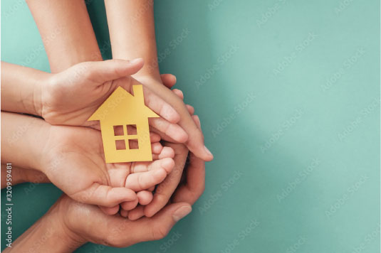 house in hands